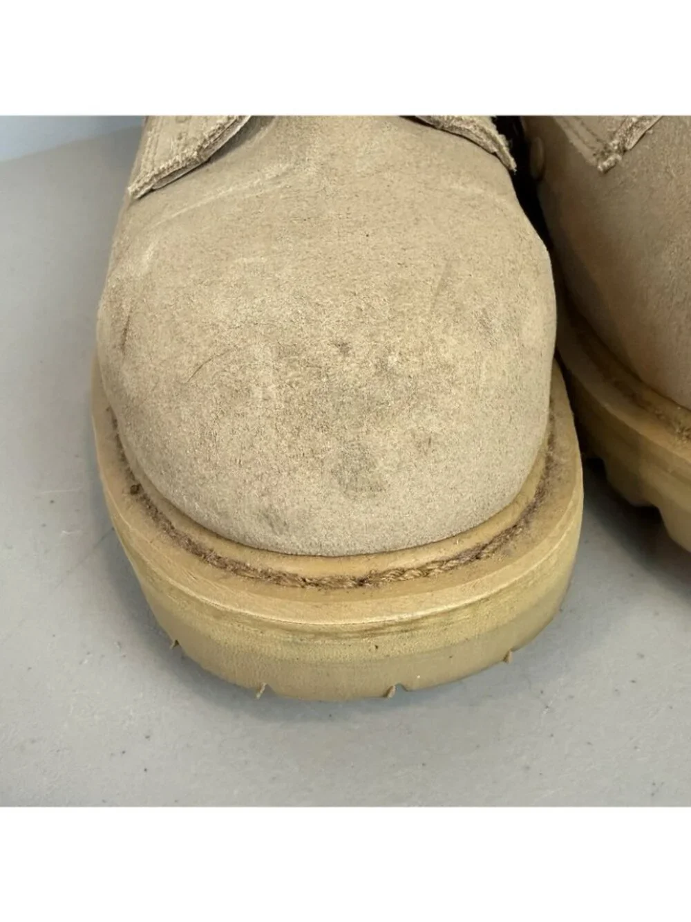 Rocky R6008 Tan Desert Safety Boots Men’s 10.5 W Steel Toe Vibram Tactical